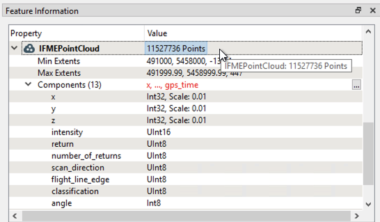 Geometry information